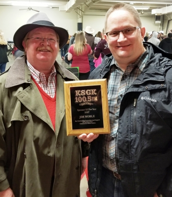 Jim Noble 2017 Sponsor of the year